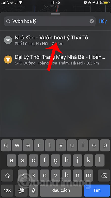 Tìm kiếm địa điểm