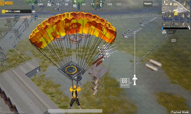 địa điểm trực thăng chế độ hỏa lực pubg mobile