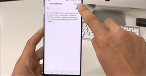 Cách tắt đọc màn hình trên Samsung Galaxy