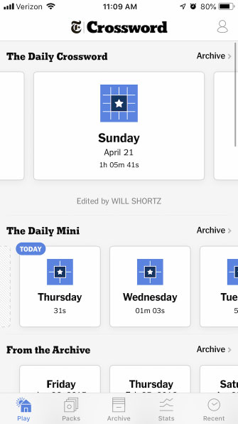 New York Times Crossword, do Will Shortz chỉnh sửa, là tiêu chuẩn vàng cho các câu đố hàng ngày