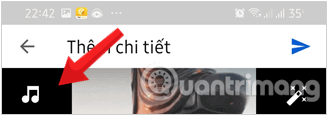 Biểu tượng nốt nhạc để thêm âm nhạc cho video YouTube