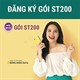 Cách đăng ký gói cước ST200 Viettel