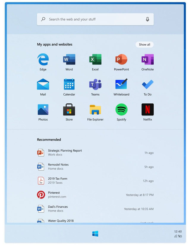 Windows 10X còn được trang bị Modern File Explorer