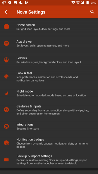 Thay đổi launcher