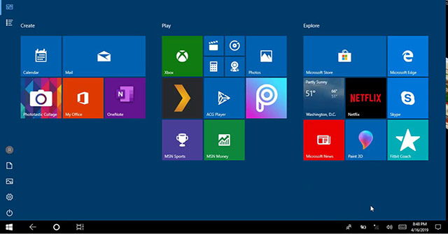 Some ways to fix Start Menu error on Windows 10 stop working