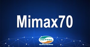 Hướng dẫn đăng ký gói MIMAX70 Viettel