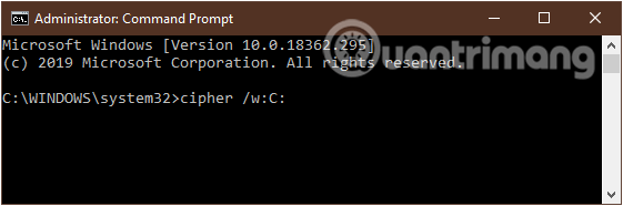 Cipher một thư mục nhất định trong ổ trên máy tính Windows