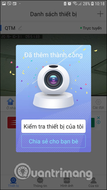 Kết nối thành công