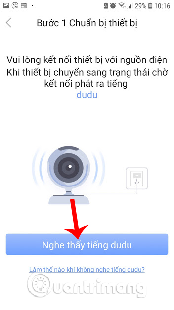 Nghe thấy tiếng dudu
