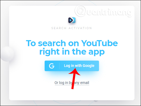 Sử dụng tài khoản Google
