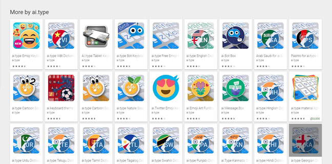 Các ứng dụng của nhà phát triển này vẫn còn trên Play Store