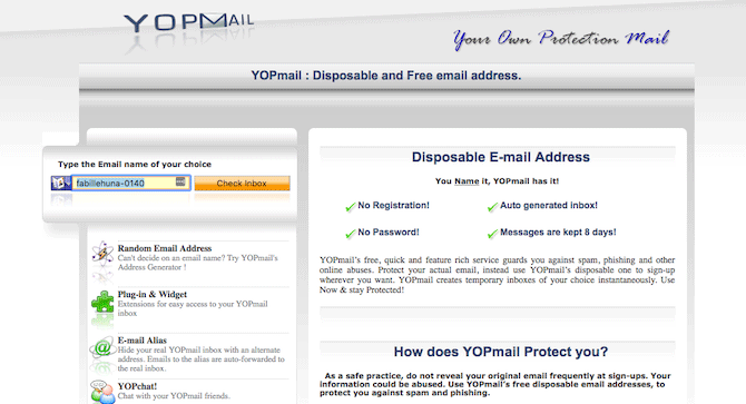 YOPmail là gì