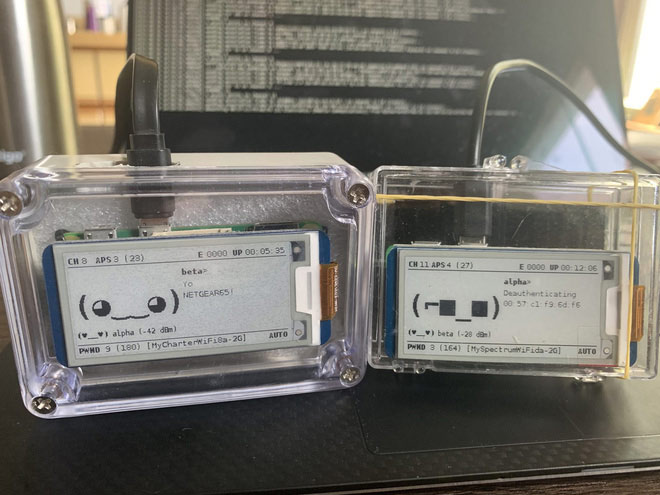 Pwnagotchi, thiết bị hack wifi với gương mặt cười dễ thương.