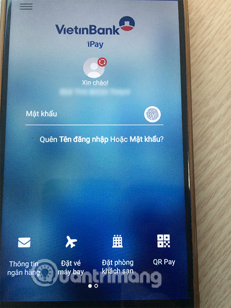 Đăng nhập tài khoản