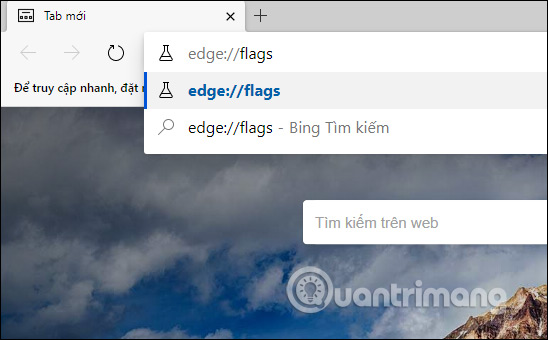 Truy cập giao diện flags