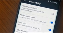Cách tăng cỡ chữ cho trang web trên Android
