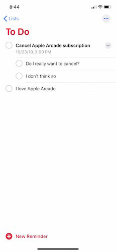 Tạo tác vụ mới thứ hai