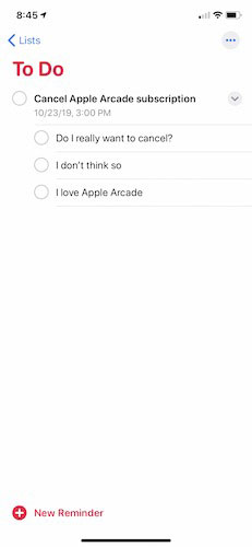 Kéo tác vụ thứ hai xuống bên dưới tác vụ thứ nhất