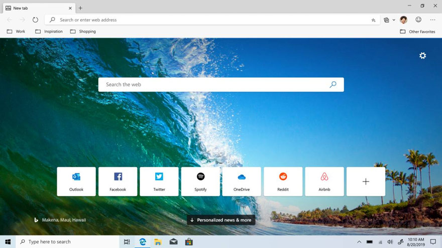 Trình duyệt web Microsoft Edge sẽ chính thức ra mắt vào ngày 15 tháng 1 năm 2020. Ảnh: Microsoft.