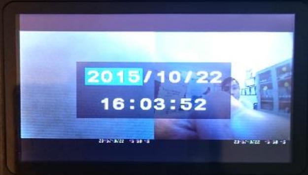 cài ặt thời gian trên cam hành trình