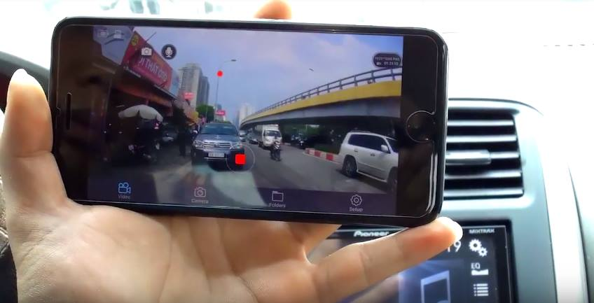 kết nối camera hành trình với điện thoại