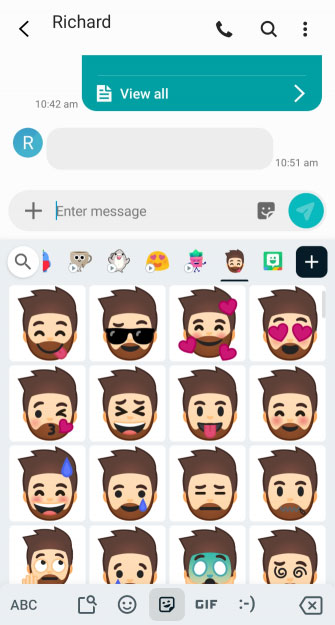 Gboard Emoji Minis