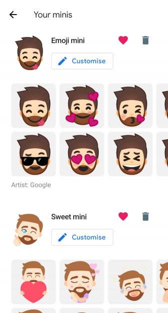 Gboard, còn được gọi là Google Keyboard, chứa một tính năng gọi là Emoji Minis
