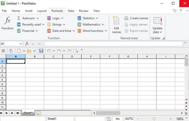 PlanMaker là một ứng dụng bảng tính có chức năng tương tự Microsoft Excel