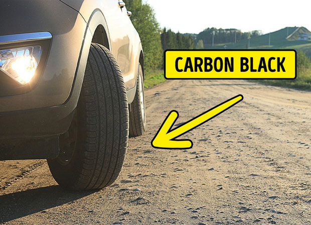 Lốp xe luôn là màu đen