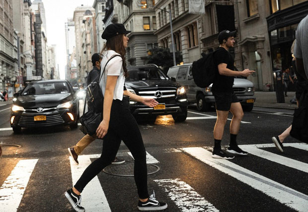 Vạch sang đường được kẻ sọc