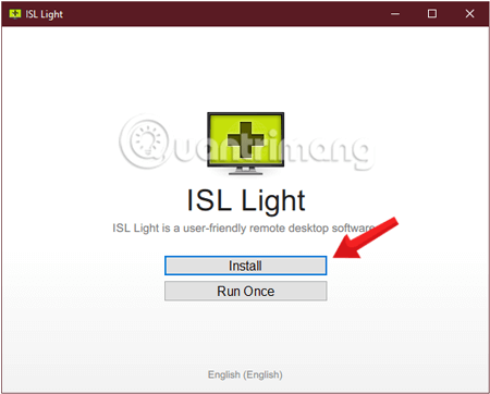 Hoàn thành cài đặt ISL Light trên PC