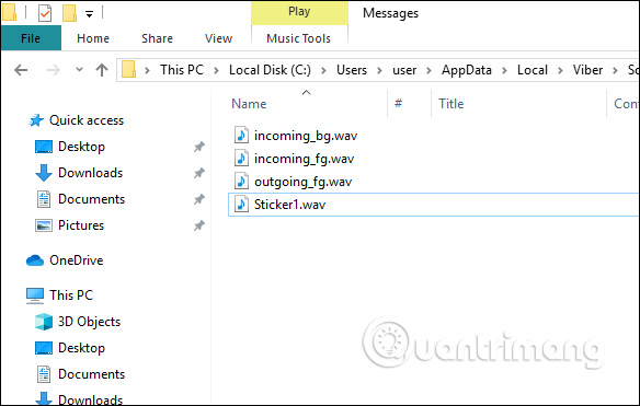 Âm thanh tin nhắn Viber