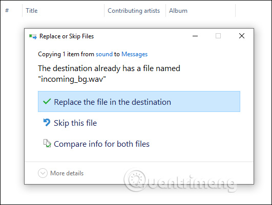 Đổi lại âm tin nhắn mới