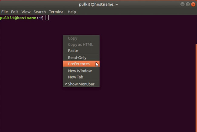 Cách tùy chỉnh Terminal trong Ubuntu