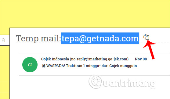 Địa chỉ email ngẫu nhiên