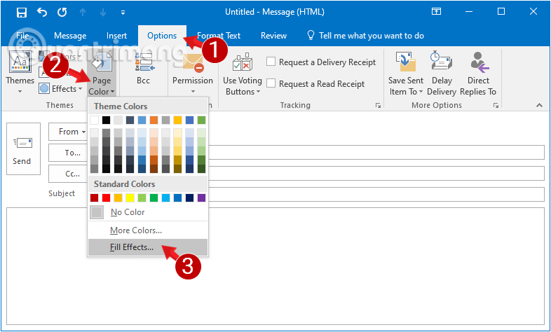 Gán ảnh Background vào email trong Outlook giúp tạo ra một email chuyên nghiệp và độc đáo hơn. Bạn có thể sử dụng hình ảnh của mình hoặc chọn những hình ảnh phù hợp với nội dung của email để thu hút sự chú ý của đối tác hoặc khách hàng.