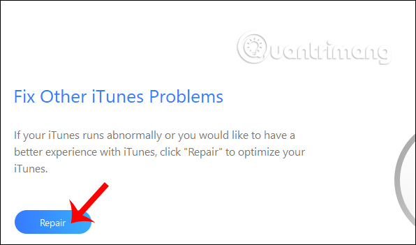 Sửa các lỗi iTunes
