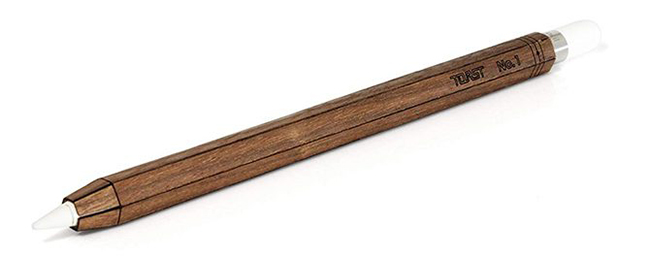 Vỏ bằng gỗ thật cho Apple Pencil của Toast