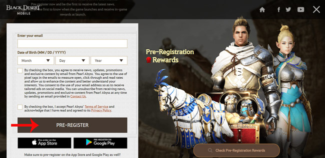 PRE-REGISTER