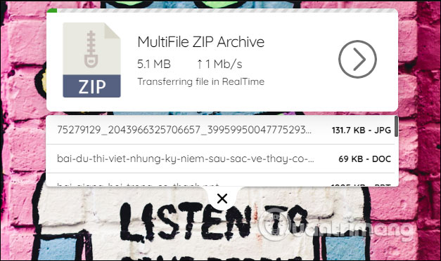 Upload file lên hệ thống