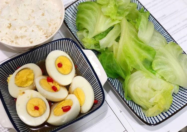 Bắp cải luộc