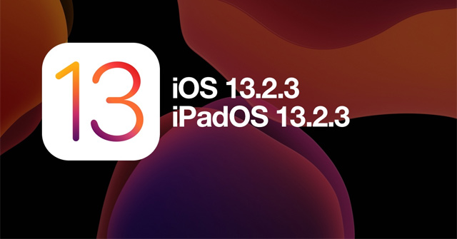 iOS 13.2.3/iPadOS 13.2.3