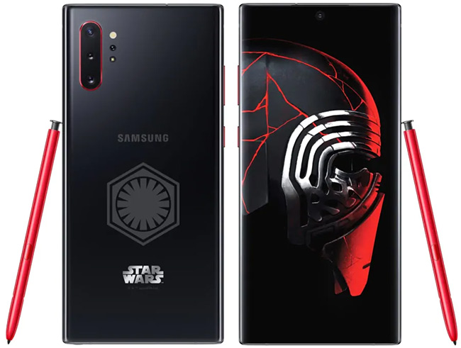 Mặt trước và sau của Samsung Galaxy Note10+ Star Wars