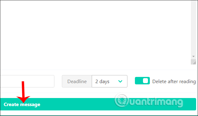 Thời gian tin nhắn tự hủy