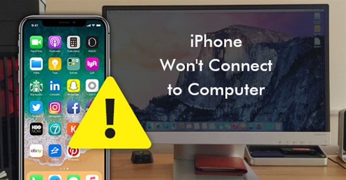 Sửa lỗi máy tính không nhận iPhone trong iTunes