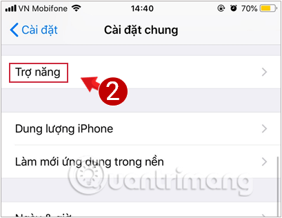 Khả năng truy cập (Trợ năng)