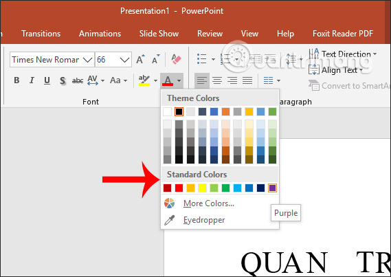 Cách tạo hiệu ứng đổi màu chữ trong PowerPoint - Ảnh minh hoạ 8