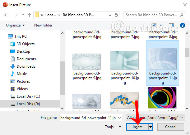 Nhấn vào ảnh để phóng to Chọn hình ảnh