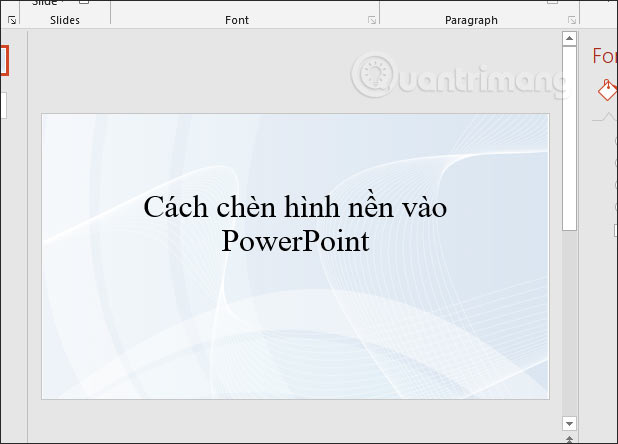 Nhấn vào ảnh để phóng to Mờ hình nền
