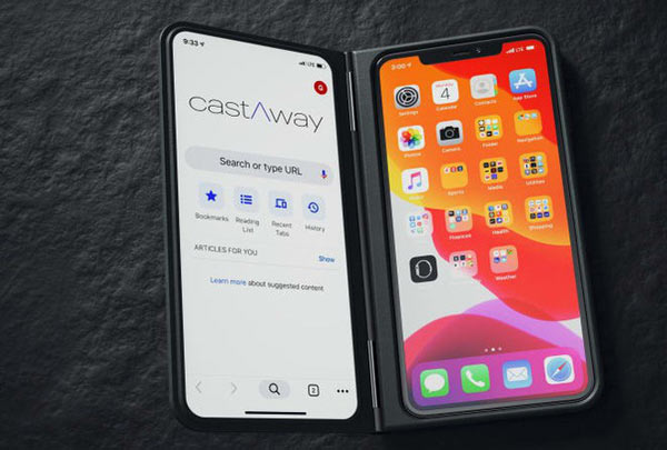 CastAway, phụ kiện biến smartphone thành màn hình gấp.